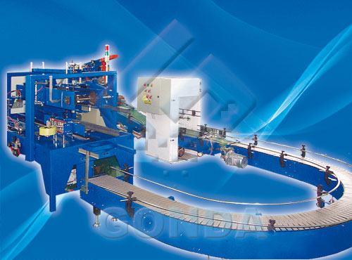 Complete the box, packing line Complete the box, packing line