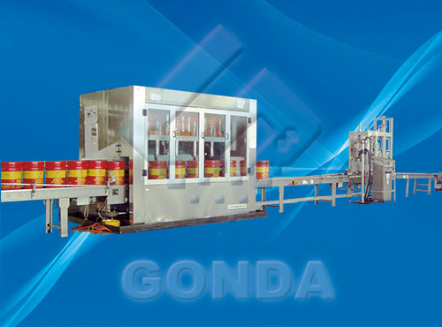 GN-ZD Weighing type of barrel filling line GN-ZD Weighing type of barrel filling line