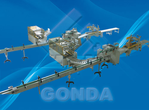 Complete the box, packing line Complete the box, packing line